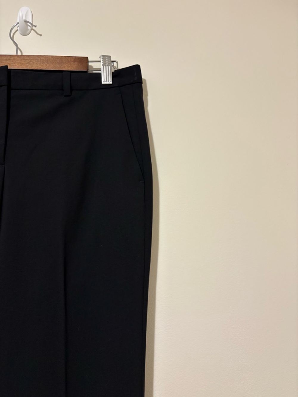 Theory Pants black Classic Tailored Fit Size 4 Wool - Picture 5 of 11